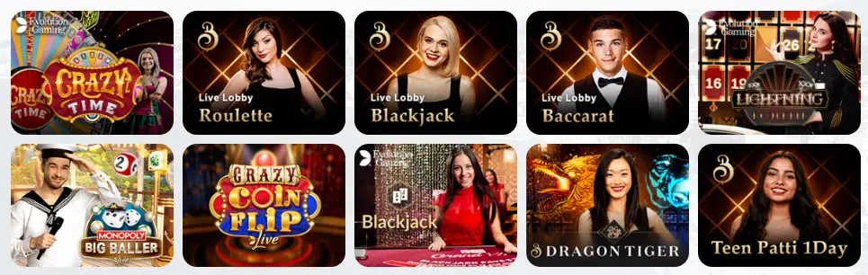 All Slots Casino live casino games