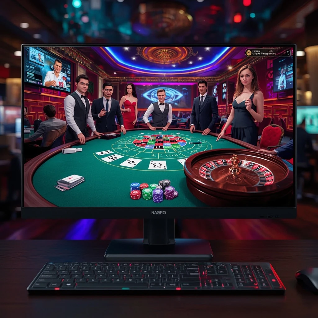 online Baccarat game at All Slots Casino